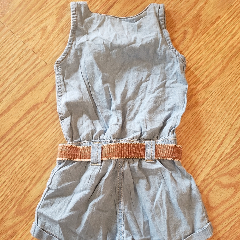 Denim romper